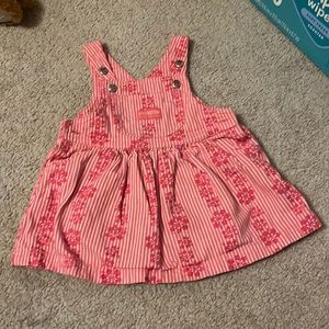 Oshkosh baby girl Pink jean dress